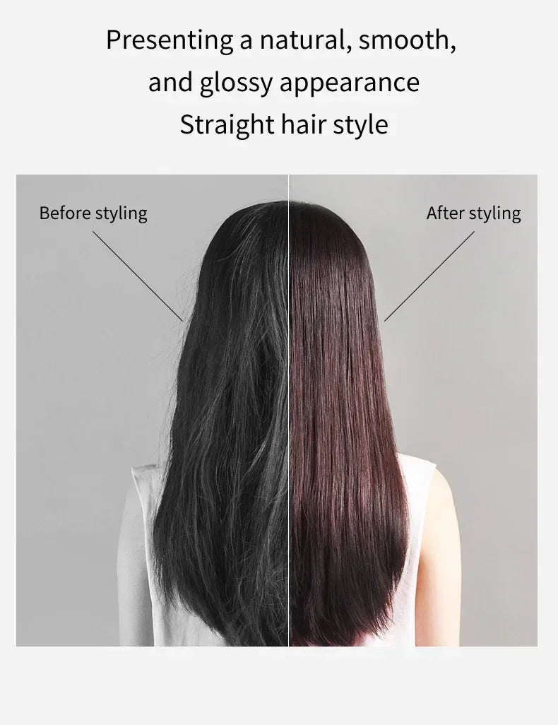 Lisseur et sèche-cheveux professionnel 2 en 1, fer plat chauffant, fer à ions négatifs, outil de coiffure longue durée Dys0n